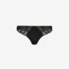 Simone Perele Saga Mesh And Stretch-lace Thong -Reisi Clothing Shop 1054 3001897 15C700 016BLACK ALT10
