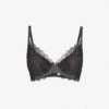 Wacoal Lace Perfection Stretch-lace Underwired Bra -Reisi Clothing Shop 1055 76029603 WE135003 CHARCOAL ALT10