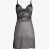 Wacoal Lace Perfection Stretch-lace And Mesh Chemise 1 Wacoal Lace Perfection Stretch-lace And Mesh Chemise -Reisi Clothing Shop 1055 76029603 WE135009 CHARCOAL ALT10