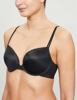 Calvin Klein Liquid Microfibre Push Up Bra -Reisi Clothing Shop 109 3003262 000QF4083E 001BLACK ALT03