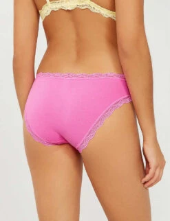 Set Of Four Basics Bright Stretch-modal Briefs -Reisi Clothing Shop 109 3006549 4KNBRPABR BRIGHTS ALT02