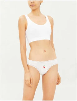 Set Of Four Basics Fruit Stretch-modal Briefs -Reisi Clothing Shop 109 3006549 4KNFRUIMU FRUIT ALT01