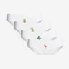 Set Of Four Basics Tropical Stretch-modal Briefs