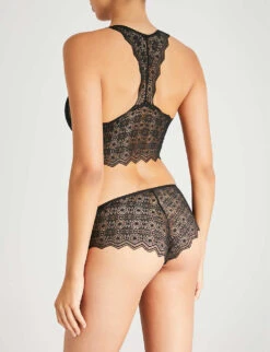Passionata Georgia Stretch-lace Bralette -Reisi Clothing Shop 109 85077348 P76950 BLACK ALT02