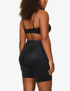 Spanx Suit Your Fancy Booty Booster High-rise Stretch-jersey Shorts -Reisi Clothing Shop 1094 3004166 10194R VERYBLACK ALT02