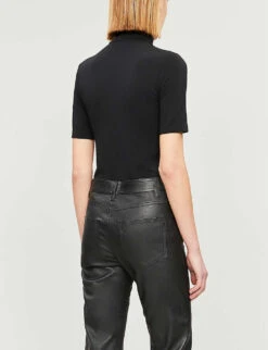 Wolford Aurora Stretch-jersey Top -Reisi Clothing Shop 121 85008583 56218 7005BLACK ALT02