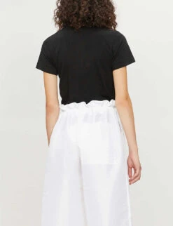 Comme Des Garçons Play Middle Heart-print Cotton-jersey T-shirt 12 Comme Des Garçons Play Middle Heart-print Cotton-jersey T-shirt -Reisi Clothing Shop 143 2000022 P1T111 BLACK ALT02