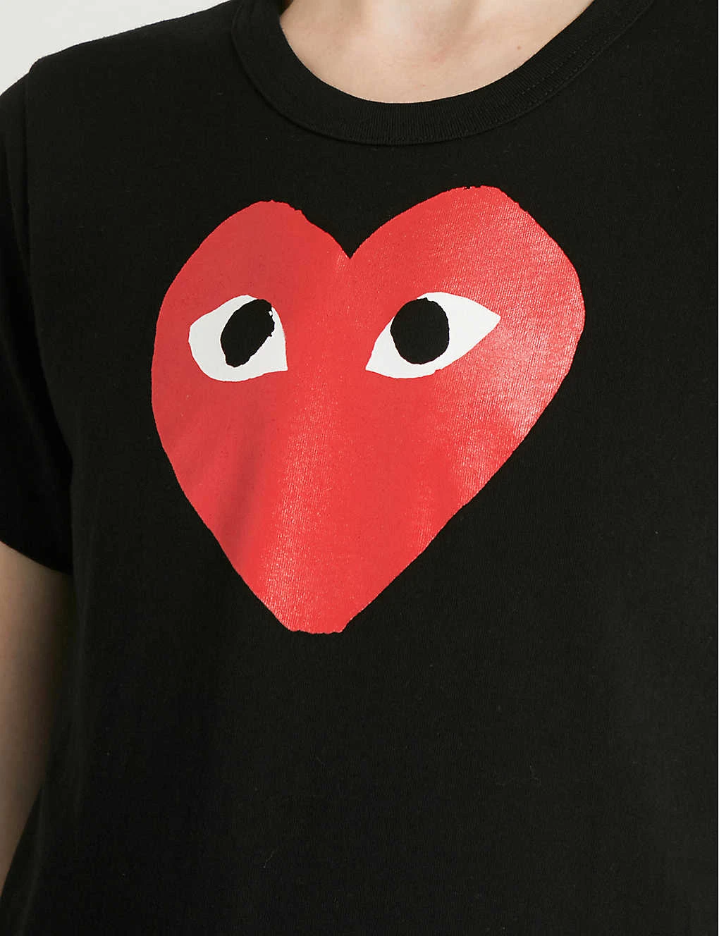 Comme Des Garçons Play Middle Heart-print Cotton-jersey T-shirt 8 Comme Des Garçons Play Middle Heart-print Cotton-jersey T-shirt - Image 6