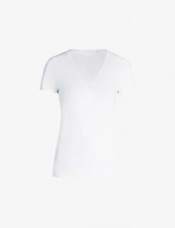 Rag & Bone V-neck Cotton-jersey T-shirt