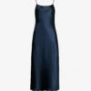 Vince Sleeveless Satin Slip Midi Dress -Reisi Clothing Shop 197 3004397 VR68551013 COASTAL ALT10