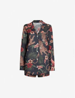 Animal-print Cotton Pyjama Set