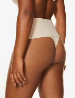 Spanx Undie-tectable High-rise Jersey Thong -Reisi Clothing Shop 218 2000531 SP0115 SOFTNUDE ALT02
