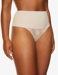 Spanx Undie-tectable High-rise Jersey Thong -Reisi Clothing Shop 218 2000531 SP0115 SOFTNUDE ALT03