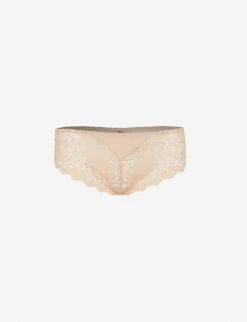 Simone Perele Caresse Jersey And Stretch-lace Shorty Briefs