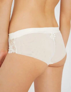 Simone Perele Wish Mesh And Lace Shorts -Reisi Clothing Shop 218 3001897 12B630 IVORY ALT04