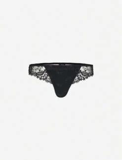 Simone Perele Wish Mesh And Lace Tanga Briefs