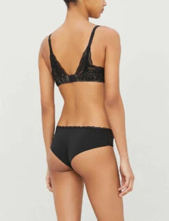 Aubade Rosessence Underwired Lace Bra -Reisi Clothing Shop 218 3003319 HK12 NOIR ALT02