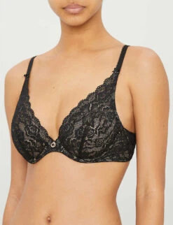 Aubade Rosessence Underwired Lace Bra -Reisi Clothing Shop 218 3003319 HK12 NOIR ALT03