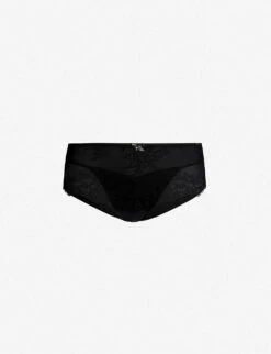Panache Ava Floral-lace And Mesh Briefs