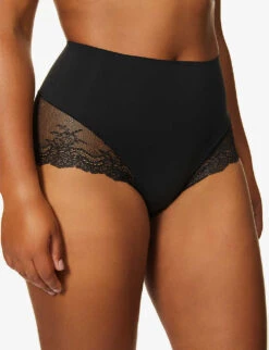 Spanx Undie-tectable Floral-lace Hipster Briefs -Reisi Clothing Shop 218 3004166 SP0515 VERYBLACK ALT03
