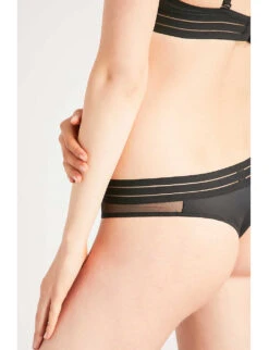 MAISON LEJABY NUFIT Mesh Tanga Briefs -Reisi Clothing Shop 218 3005182 171261 BLACK ALT04