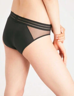 MAISON LEJABY NUFIT Mesh Bikini Briefs -Reisi Clothing Shop 218 3005182 171263 BLACK ALT04