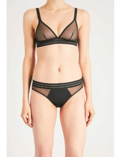 MAISON LEJABY NUFIT Mesh Bikini Briefs -Reisi Clothing Shop 218 3005182 171263 BLACK ALT05