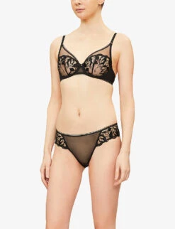 MAISON LEJABY Sin Underwired Mesh Bra -Reisi Clothing Shop 218 3005182 19133 04BLACK ALT01