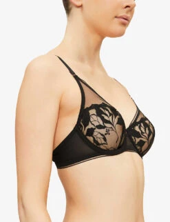 MAISON LEJABY Sin Underwired Mesh Bra -Reisi Clothing Shop 218 3005182 19133 04BLACK ALT03