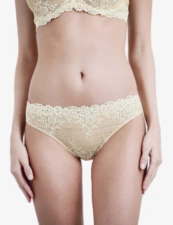 Wacoal Embrace Lace Stretch-lace Bikini Briefs -Reisi Clothing Shop 218 73341927 64391 NUDE ALT02
