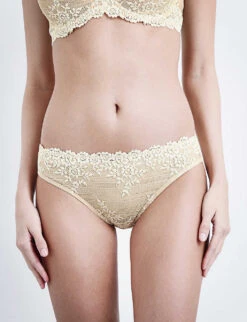 Wacoal Embrace Lace Stretch-lace Bikini Briefs -Reisi Clothing Shop 218 73341927 64391 NUDE ALT05