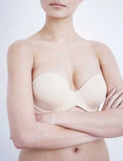 Wacoal Red Carpet Jersey Underwired Strapless Bra -Reisi Clothing Shop 218 73341927 854119NATURALLYNUDE NATURALLYNUDE ALT03