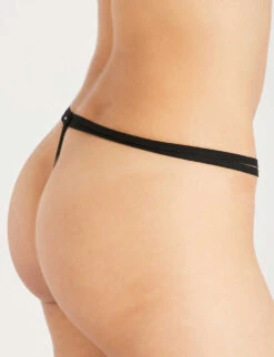 BLUEBELLA Nova Guipure Lace And Mesh Thong -Reisi Clothing Shop 271 3003600 31625 BLACK ALT02