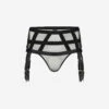BLUEBELLA Karolina Mesh Suspender Belt -Reisi Clothing Shop 271 3003600 40151 BLACK ALT10