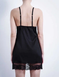 Seraphine Silk-satin And Lace Slip -Reisi Clothing Shop 271 3004739 SER02801 BLACK ALT02