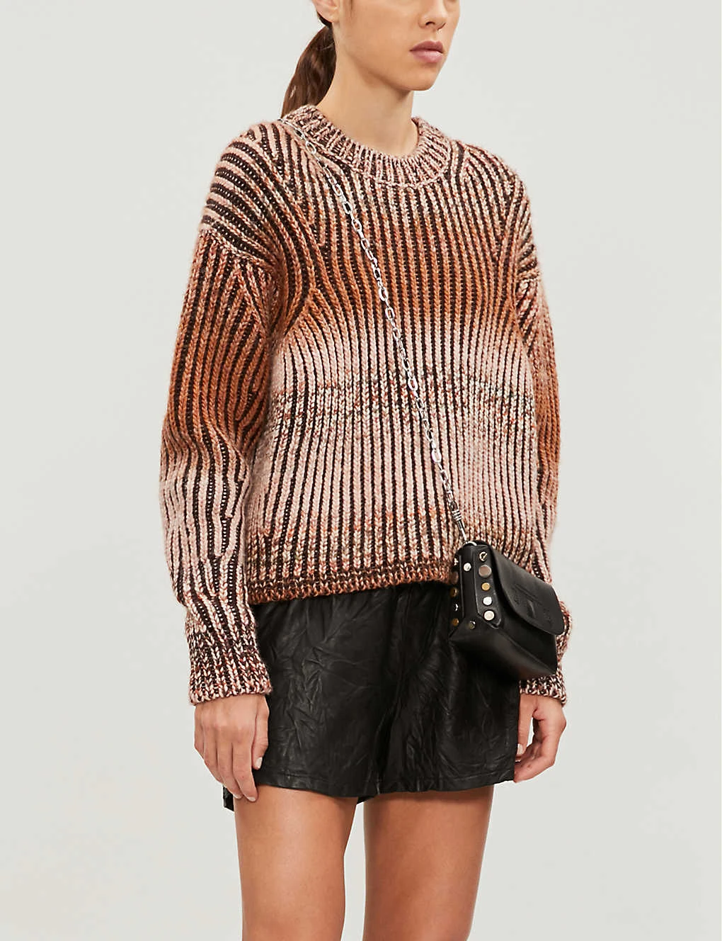 Zadig & Voltaire Textured Leather Shorts 4 Zadig & Voltaire Textured Leather Shorts - Image 2