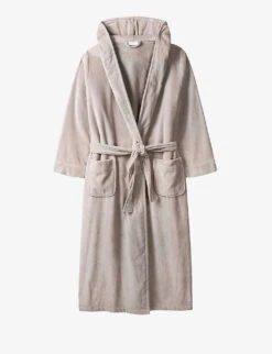 Hooded Velour Robe