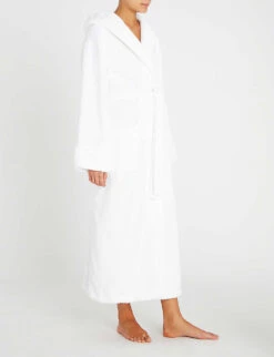 Hooded Hydrocotton Robe -Reisi Clothing Shop 770 10121 LHCHR WHITE ALT01