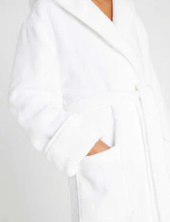 Hooded Hydrocotton Robe -Reisi Clothing Shop 770 10121 LHCHR WHITE ALT04