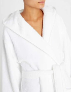 Hooded Hydrocotton Robe -Reisi Clothing Shop 770 10121 LHCHR WHITE ALT05