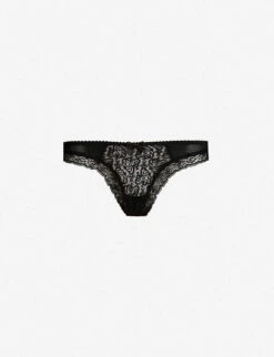AGENT PROVOCATEUR Mercy High-rise Stretch-lace Thong