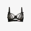AGENT PROVOCATEUR Tanya Lace And Silk-satin Bra -Reisi Clothing Shop 904 10126 107076 BLACK ALT10