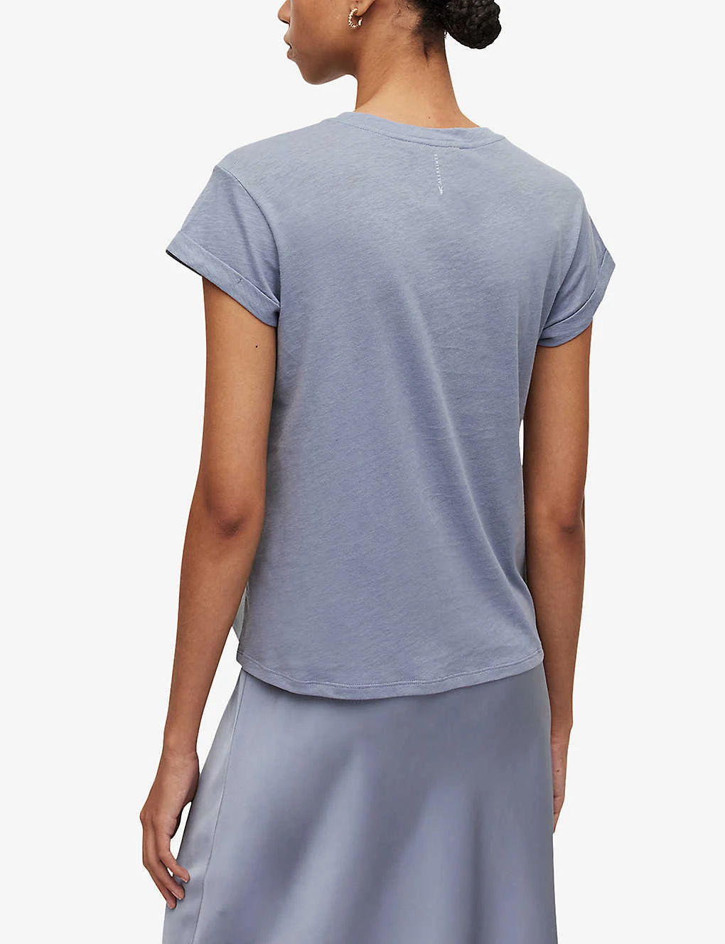 AllSaints Anna Crewneck Cotton T-shirt 6 AllSaints Anna Crewneck Cotton T-shirt - Image 4