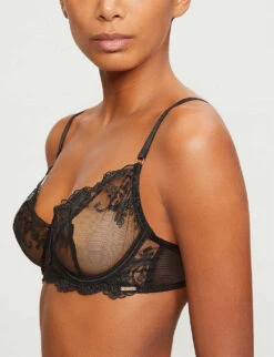 BLUEBELLA Marseille Underwire Stretch-lace Bra -Reisi Clothing Shop R00068025 BLACK ALT03