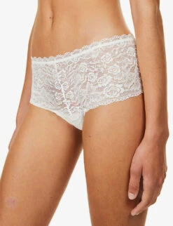 Aubade Rosessence High-rise Stretch-lace Tanga Briefs 10 Aubade Rosessence High-rise Stretch-lace Tanga Briefs -Reisi Clothing Shop R00095097 OPALE ALT03