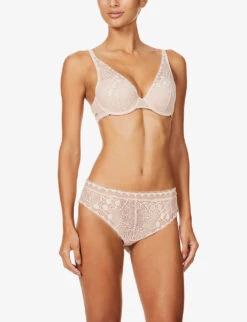 Chantelle Day To Night Lace Spacer Bra -Reisi Clothing Shop R00128888 GOLDENBEIGE ALT01