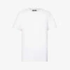 Joseph Round Neck Cotton T-shirt -Reisi Clothing Shop R03653770 WHITE M