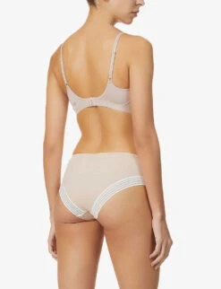 Sloggi Wow Comfort Stretch-knit Bra -Reisi Clothing Shop R03666049 FOUNDATIONNUDE ALT02