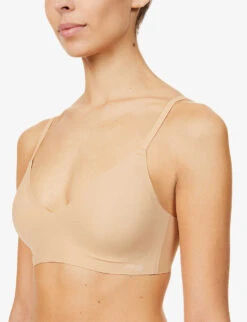 Sloggi Zero Feel Ultra Soft Stretch-knit Bra -Reisi Clothing Shop R03666057 COGNAC ALT03