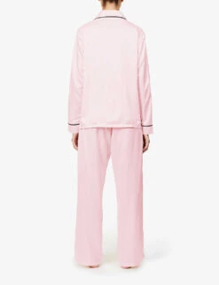 BLUEBELLA Abigail Satin Pyjama Set -Reisi Clothing Shop R03668547 PALEPINK ALT02